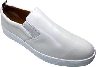 Bally Bently 6230476 Mens White Lamb Nappa Leather Sneakers