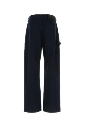 Loewe Dark Navy Exterior: Cotton Pantaloni Trousers