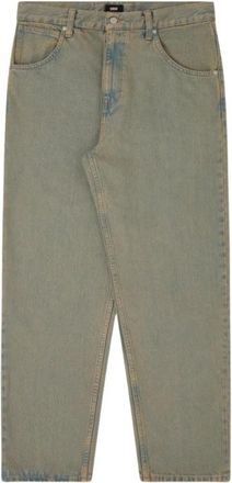 Edwin Stijlvolle Tyrell Broek - Heren - Straight fit broeken - Groen - W30 - Katoen - Broeken