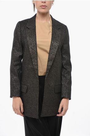 AllSaints Lurex Blazer ALEIDA With Flap Pockets size 40