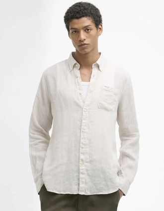 Barbour Mens Barbour Linton Tailored Shirt - Grey - Size: Regular/36