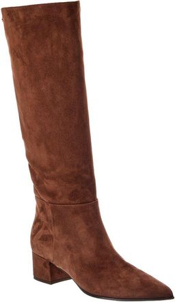 Gianvito Rossi Piper 45 Suede Knee-High Boot