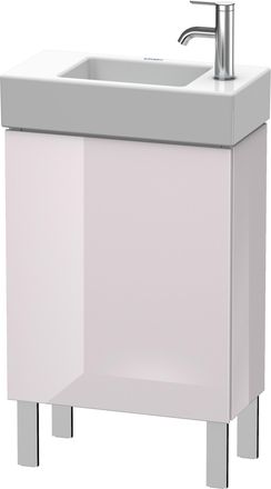 Duravit Duravit L-cube Mueble De Aseo Vertical 48,0 X 24,0 Cm, 1 Puerta, 1 Balda De Cristal, Para Vero Air 072450 Lc6751l, Color: Laca Blanca Lila Alto Brillo