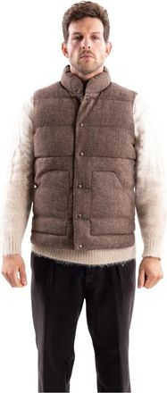 Sebago Gilets - Heren - Bodywarmers - Bruin - XL - Wol - Jassen