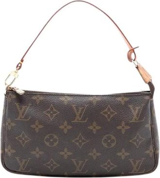 Louis Vuitton Pre-owned Shoulder Bags, female, Brown, Size: ONE SIZE Pre-owned Pochette Accessoires