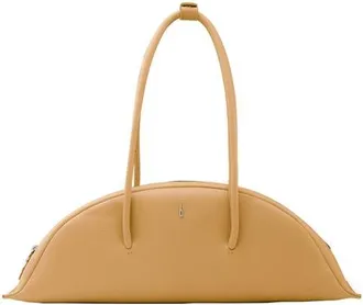 Behno Laverne Leather Bowler Bag in Bisque at Nordstrom