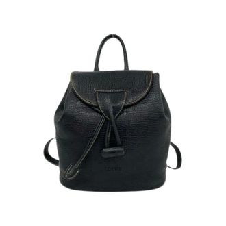 Loewe Pre-owned Backpacks, female, Black, Size: ONE SIZE Pre-owned Backpack