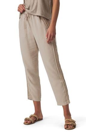 Splendid Angie Straight Leg Linen Blend Drawstring Pants in Fawn at Nordstrom Rack, Size Small