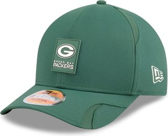 New Era Mens Green Green Bay Packers 2025 Sideline M-Crown 9FORTY Adjustable Hat