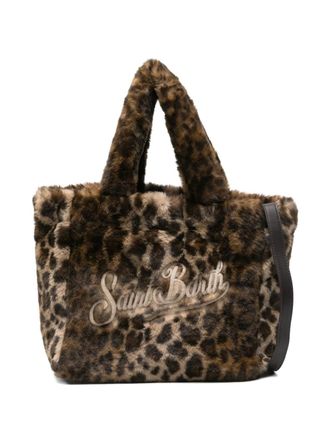 MC2 Saint Barth Colette leopard-print tote bag - women - Artificial Fur - One Size - Brown