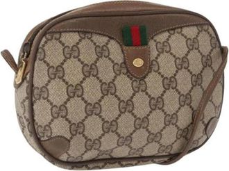 Gucci Pre-owned Cross Body Bag - Dames - Vintage Schoudertas - Beige - ONE Size - Vintage