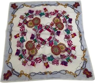 Celine Pre-owned Scarves, female, Multicolor, Size: ONE SIZE Pre-owned Silk Scarf