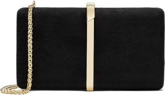 Kazar Dames zwarte clutch tas - Dames - Clutches - Zwart - ONE Size - Su&egrave;de - Tassen