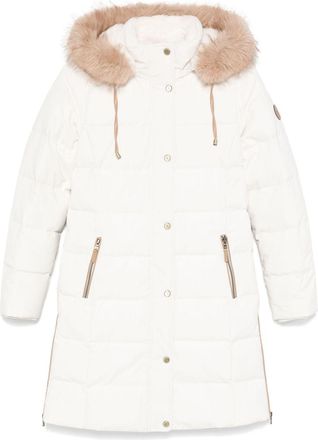 Lauren Ralph Lauren padded coat - women - Polyester/Polyester/Duck Down/Duck Feathers - L - White
