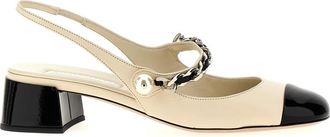 Miu Miu Beige Leather Pumps
