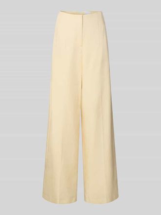 Jake*s Wide Fit Stoffhose von Jake*s Cocktail in Hellgelb, Gr&ouml;&szlig;e 32