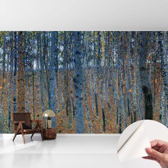 Tulup Carta Da Parati Autoadesiva - Fotomurale - Decorazione Parete - Stile Elegante - Decorazione Casa - Foresta Di Betulle 416x254 Cm