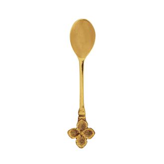 BITOSSI HOME Set of 4 Four-leaf Clover Coffee Spoons 13 cm Gold