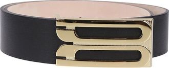 Victoria Beckham Belts - Dames - Riemen - Zwart - 70 CM - Leer - Accessoires
