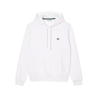 Lacoste Hoodies, male, White, Size: 2XL Minimalist Hoodie