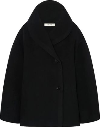 The Row Jas met dubbele rij knopen - Zwart