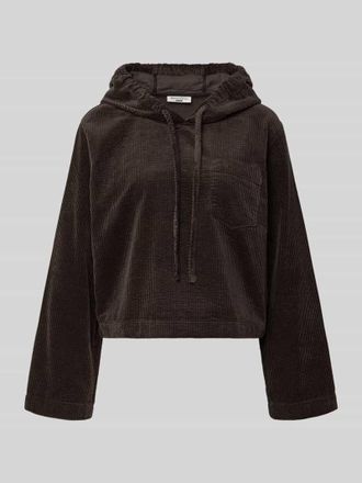 Marc O'Polo Denim Marc OPolo Denim Oversized Hoodie aus reiner Baumwolle in Dunkelbraun, Gr&ouml;&szlig;e XL