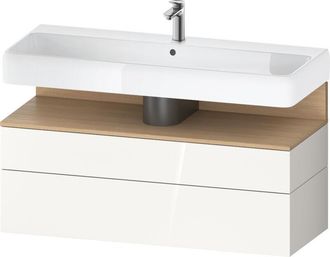 Duravit Qatego Mueble Bajo Lavabo, 1 Extra&iacute;ble Y 1 Caj&oacute;n, - Duravit