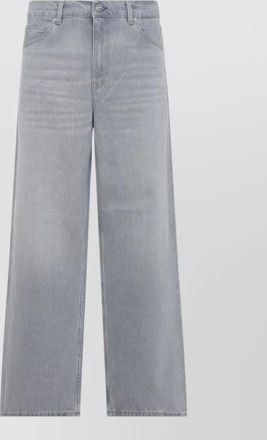 Our Legacy denim high-rise wide-leg jeans