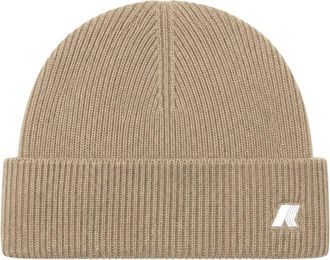 K-Way Brice Muts - Heren - Accessoires - Beige - Maat: M/L Wol