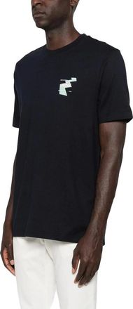 HUGO BOSS Hugo, T-Shirts, male, Blue, Size: 2XL T-shirt