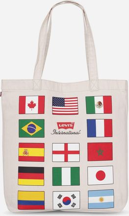 Levi's International Football Tote Bag Beige