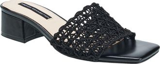 French Connection Waverly Woven Mule in Black at Nordstrom, Size 10