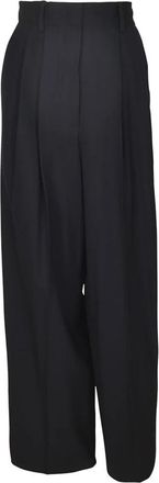 P.A.R.O.S.H. Wijde broek - Dames - Wijde Broeken - Blauw - M - Katoen - Broeken