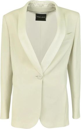 Giorgio Armani Blazers - Dames - Blazers - Beige - M - Jassen