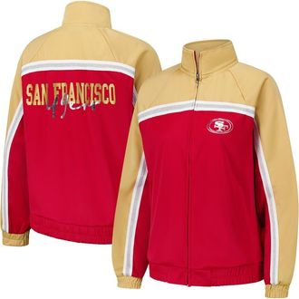 G-III 4Her by Carl Banks Womens G-III 4Her by Carl Banks Scarlet San Francisco 49ers Post Game Full-Zip Track Jacket at Nordstrom, Size Medium