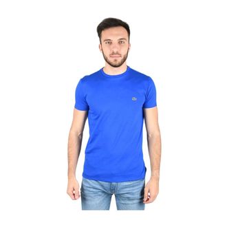 Lacoste Heren, Tops, Blauw, Maat: S Katoen