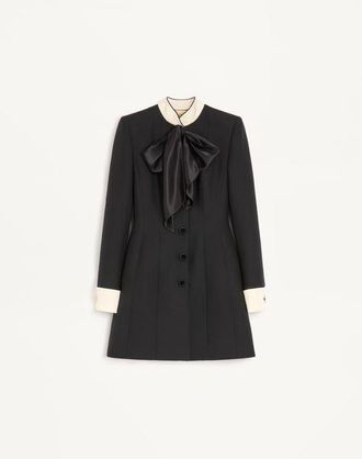 Valentino Crepe Couture Short Dress Wo