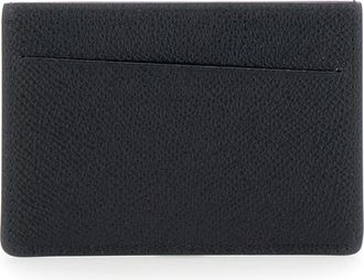 Maison Margiela Leren Kleine Kaarthouder - Dames - Portefeuilles - Zwart - ONE Size - Leer - Accessoires
