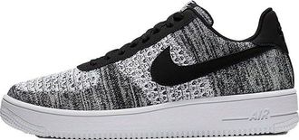 Nike Nike Air Force 1 Flyknit 2.0, Mens Basketball Shoes, Black (Black/Pure Platinum/Black/White 1), 7.5 UK (42 EU)