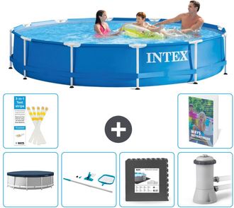 Intex Piscina Con Estructura Redonda - 366x76 Cm - 7-piezas S163