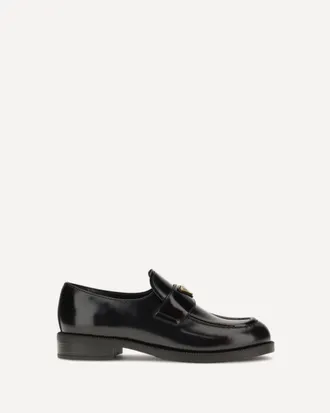 Prada Leather Loafers Female 40