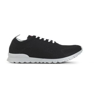 Kiton Lichtgewicht Gebreide Sneakers - Heren - Sneakers - Zwart - 44 EU - Schoenen