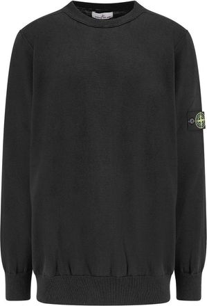 Stone Island Compass Patch Crewneck Jumper