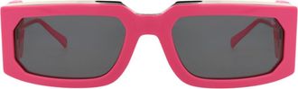 Philipp Plein 58mm Square Sunglasses in Fuchsia Fuchsia Smoke at Nordstrom Rack