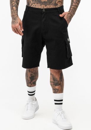 Lonsdale Cargoshorts LONSDALE BALRATH, Herren, Gr. XXL, N-Gr, schwarz (schwarz, grau), Obermaterial: 100% Baumwolle, unifarben, Hosen Cargoshorts, aus Baumwoll