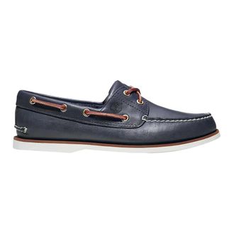 Timberland Blauwe Leren Sailor Sandalen - Heren - Bootschoenen - Blauw - 42 EU - Leer - Schoenen