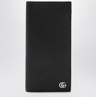 Gucci Black long wallet GG Marmont