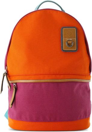 Loewe Eye/Loewe/Nature Tech Canvas with Leather backpack - Veelkleurig