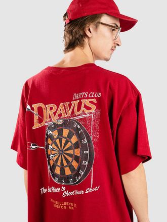 Dravus Darts Club Boxy T-Shirt rosso