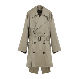 Balenciaga Trench & Raincoat Nude & Neutrals